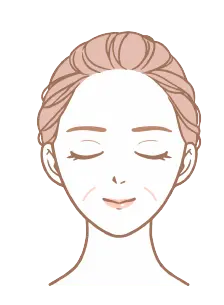 リフトアップで小顔に